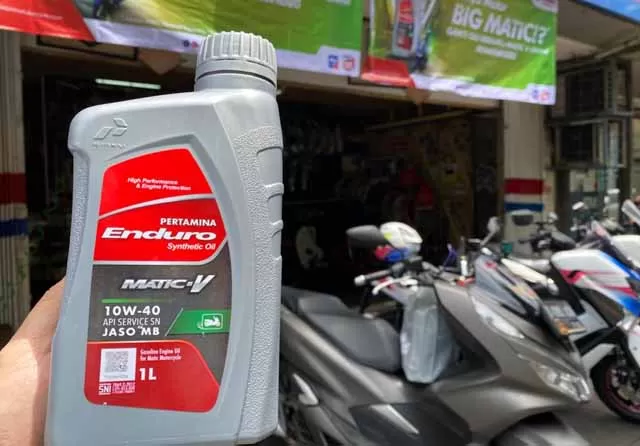 Pertamina enduro matic - oli terbaik untuk motor matic