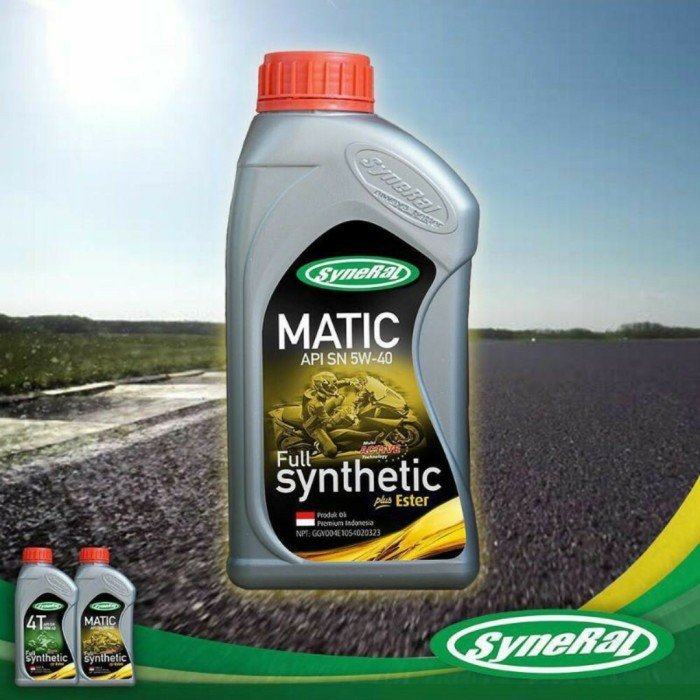 Oli SyneRal terbaik untuk motor Matic